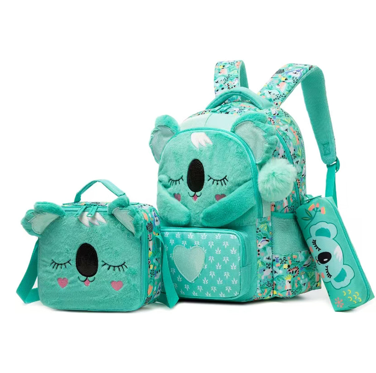 Cuddly Koala 3-Piece Backpack Set
